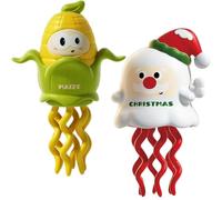 Genérico Magical Mini Dancing Ghost, Christmas - Creative Twisting Clockwork Slide, Dance and Swinging 3D Clockwork Ghosts Toy, for Halloween＆Christmas, Birthday Gifts (A+E)