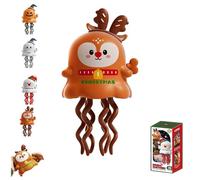 Genérico Magical Mini Dancing Ghost for Christmas, Creative Twisting Clockwork Slide for Halloween, Creative Twisting Slide Design, for Birthday Gifts, Color Box Packaging (1Pcs*Elk)