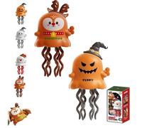 Genérico Magical Mini Dancing Ghost for Christmas, Creative Twisting Clockwork Slide for Halloween, Creative Twisting Slide Design, for Birthday Gifts, Color Box Packaging (2Pcs*1)