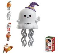 Genérico Magical Mini Dancing Ghost for Christmas, Creative Twisting Clockwork Slide for Halloween, Creative Twisting Slide Design, for Birthday Gifts, Color Box Packaging (1Pcs*Ghost)