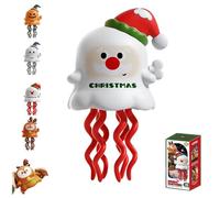 Genérico Magical Mini Dancing Ghost for Christmas, Creative Twisting Clockwork Slide for Halloween, Creative Twisting Slide Design, for Birthday Gifts, Color Box Packaging (1Pcs*Santa)