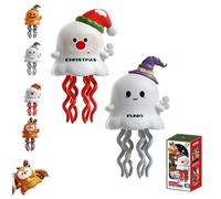 Genérico Magical Mini Dancing Ghost for Christmas, Creative Twisting Clockwork Slide for Halloween, Creative Twisting Slide Design, for Birthday Gifts, Color Box Packaging (2Pcs*6)