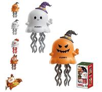 Genérico Magical Mini Dancing Ghost for Christmas, Creative Twisting Clockwork Slide for Halloween, Creative Twisting Slide Design, for Birthday Gifts, Color Box Packaging (2Pcs*5)