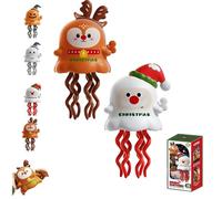 Genérico Magical Mini Dancing Ghost for Christmas, Creative Twisting Clockwork Slide for Halloween, Creative Twisting Slide Design, for Birthday Gifts, Color Box Packaging (2Pcs*2)