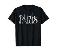 Genérico Maglietta Parigi Francia Torre Eiffel Bandiera Francese Magliette Souvenir per le vacanze