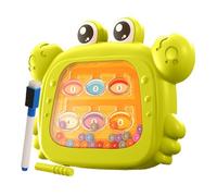 Genérico Magnet Drawing Board - Double Sided Puzzle Toy for Creative Learning | Flexible Sketches Pad with Movable Pieces Interactive Play Design for Boys Girls School Classroom Travel Camping Party