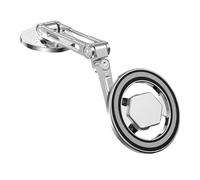 Genérico Magnet Phone Holder Car Mount | 360° Rotating Magnetic Mobile Stand For Dashboard & Windshield | Foldable, Adjustable Car Accessory For, SUV & Truck Use