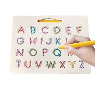 Genérico Magnetic Alphabet Letters, Letter Tracing Toy, 12,2 x 10,04 x 0,79 pulgadas, Writing Puzzle, Educational Sensory Letter Tool for Kids Learning, Preschool, Kindergarten, Homeschool, Classroom,