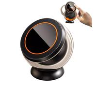 Genérico Magnetic Car Holder, Detachable Car Mount, 2.5 X 4 Inches Adjustable Rotatable Bracket, Vehicle Phone Accessories, for Phones, Dashboard, Mirror, Windshield, Truck, Interior + Black