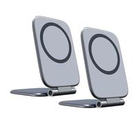 Genérico Magnetic Car Mount - Foldable Phone Holder Set, Adjustable Magnetic Stand for Cellphones, Compact Travel Mount | for SUV Car Truck Business Vacation Driving Laptop Gym Smartphone Device Use