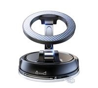 Genérico Magnetic Car Phone Holder with 360° Adjustable Suction Cup, Aluminum Alloy Dashboard Stand for SUV, Truck, Automotive Interior, Men & Women