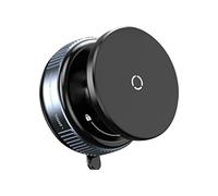 Genérico Magnetic Car Phone Stand - Vacuum Suction Cup Mount, Reinforced Magnets Build, Self Monitoring Suctions Stability, Rapid Auto Locking Grip Mechanism, Mobile Accessory for Road Trips