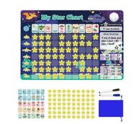 Genérico Magnetic Chore Chart, Colorful Responsibility Board, 16.93x12.01x0.59 Inches Fun Reward Tracker with Reusable Dry Erase, Visual Task Organizer for Home and Classroom