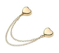 Genérico Magnetic Clothing Clip - Shirt Fastening Accessory, Heart Shaped Garment Buckle, Decorative Outfit Holder | Women Fashion Chain Fixing Solution For Dress Scarf Cardigan Styling Use