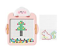 Genérico Magnetic Drawing Board Toy | ABS, 13.2in X 1.7in X 15.1in, Astronaut/Rabbit/Duck | Beads, Patterns, Pens Included | Educational Toy For 3-6 Year Old Boys & Girls