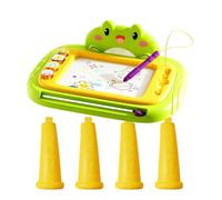 Genérico Magnetic Drawing Board | with Stamps Large Learning Toys | Kids Drawing Board Writing Table for Home Classroom Homeschool Preschool Playroom Travel