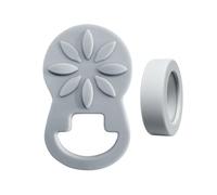 Genérico Magnetic Eyeglass Holder - Clip de silicona alternativo a las correas de cristal | Strong Shirt Holder for Sunglasses & Work ID Cards - For Men, Women, Students, Office & Everyday Use, Gris