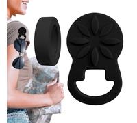 Genérico Magnetic Eyeglass Holder - Clip de silicona alternativo a las correas de cristal | Strong Shirt Holder for Sunglasses & Work ID Cards - For Men, Women, Students, Office & Everyday Use, Negro