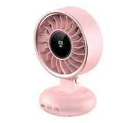 Genérico Magnetic Fan - Digital Display Foldable 2400mAh USB Rechargeable