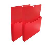 Genérico Magnetic File Holder 2 Pack Wall Mounted Document Organizer Rack