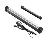 Genérico Magnetic Fluorescent Lamp - Portable Bar for Indoor Lighting | USB Powered with 9W Output, Black Light Strip for Home Club Living Room Bedroom Wall Ceiling Cabinet, Compact Indoor Outdoor