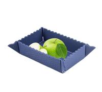 Genérico Magnetic Foldable Camping Bowl - Silicone Magnet 22x15.5x4.2cm Folded 18.6x24.5cm | Silicone Camping Bowl Portable Food Container Snack B́owl | For Travel Picnic Hiking Outdoor
