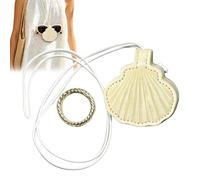 Genérico Magnetic Hat Clip For Travel - Premium Hanger, Hands-Free Backpack Tote Cap Holder, Strong Magnetic Clasp, Airport Beach Vacation Accessory | For Travelers