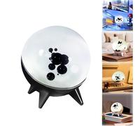 Genérico Magnetic Liquid Music Rhythm Light, Taysem Ferrofluid Speaker Music Mate, Ferrofluid Sound Visualizer Dancing Ferrofluid Display Ferro Fluid Desk Decor, Symbiote in One Bottle(Black,1pcs)