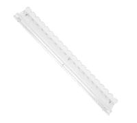 Genérico Magnetic Mahjong Racks - Magnetic Non-Slip Acrylic Scalloped,Mahjong Rack and Pusher Combo 17.48x2.8x1.22 Inches - For Home Family Gathering Travel Party Senior Center Club