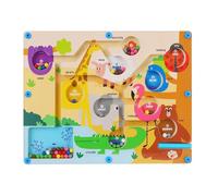 Genérico Magnetic Maze Board, Puzzle Game, Stem Learning Kit, Hands On Matching Activity, Portable Educational Toy, For Kids Preschoolers Home Travel Use, 11.81x8.86x0.71 Inches