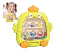 Genérico Magnetic Maze-Chicken Design Farmyard Sorting Board, Fine Motor Skill Developer, Travel Activity, Learning Game, Preschool Counting Challenge, Portable Logic Toy | For Boys