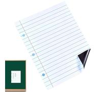 Genérico Magnetic Notebook Paper Dry Erase Lined Classroom Writing Board
