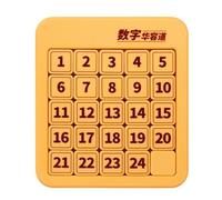 Genérico Magnetic Number Slide Puzzle, Brain Teaser Toy for Kids and Adults, Intelligence Block Game for Boys Girls, for Home School Travel Camping Birthday Party, and Festival Gift