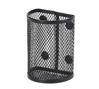 Generico Magnetic Pen Holder For Refrigerator - Metal Mesh Storage Basket | Dry Erase Marker Organizer | Whiteboard Pencil Cup For Desk Classroom Office Middle High School Work Kitchen Home Use
