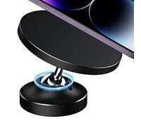 Genérico Magnetic Phone Holder, 360 Degree Rotation Foldable Mounting Bracket, Car Stand for Trucks Automotive Desktop Use, Strong Grip Magnet, Angle Viewing Support, Travel Friendly Accessory