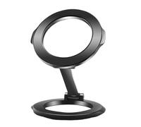 Genérico Magnetic Phone Holder, Dashboard Phone Mount, 360 Degrees Rotation, Portable Retractable Navigation Metal Cradle for Windshield Use, Auto Interior Accessory, 2.95x3.54x0.79 Inches