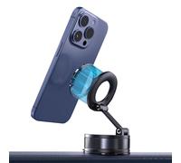 Genérico Magnetic Phone Holder, Foldable Auto Bracket, 2.47x1.57in Rotating Cellphone Stand, Strong Secure Grip, Compact Travel Size for Sedan SUV Truck Urban Traffic Highway Use
