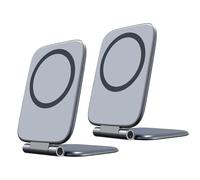 Genérico Magnetic Phone Holder - Foldable Cellphone Mount For Vehicles | ABS Silicone with Adjustable Design, Phone Holder Stand For Car SUV Truck Travel Vacation Driving Business Laptop Gym