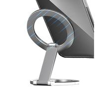 Generico Magnetic Phone Mount, Car Phone Holder, Adjustable Extendable Retractable Compact, Cup Phones Holder for Both Drivers and Passengers, 3.54x0.79 Inches, Silver, Black