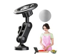 Generico Magnetic Phone Mount for Kitchen, Aluminum Alloy Phone Mount, Hands Phone Holder, Magnetic Phone Holder for Metal Surfaces, Cell Phone Grip for Working Out, Adjustable Phone Mount,