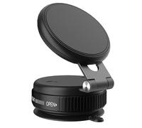 Genérico Magnetic Phone Mount, Retractable Auto Smartphone Bracket, High Torque Reinforced Carbon-Steel Build with Technical Style, Professional Navigation Mount for Trucks and SUVs