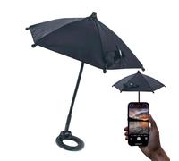 Genérico Magnetic Phone Umbrella, Phone Sun Shade, Anti-Glare UV Protection, Adjustable Smartphone Parasol, Strong Magnetic Design, Perfect for Outdoor Travel, Summer Use, Video Recording