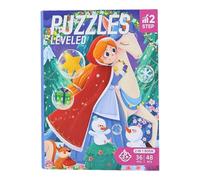 Genérico Magnetic Puzzle Book, Educational Travel Game, Interactive Activity Set with Learning Challenges, Ideal for Kids Boys Girls Road Trips Car Rides Birthday and Quiet Play