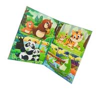 Genérico Magnetic Puzzle, Educational Travel Puzzle Book for Kids, Fun Learning Game Activities for Boys and Girls, Road Trip Car Ride Toy, Birthday Gift for Travel Play, 11.22x8.46 Inches