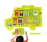 Genérico Magnetic Puzzle Maze, Color Sorting Board, Learning Activity Toy with Built in Magnetic System for Preschool Kids Fine Motor Skill Development, 1 Piece