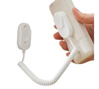 Genérico Magnetic Remote Control Holder, TV Remote Holder with Retractable Spring Rope, ABS Anti-Lost Controller Bracket for RV, Bedroom, Home, and Wall, 18.6-120cmx5.3x2.9x1cm