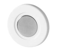 Genérico Magnetic Remote Holder - TV Controller for Wall | 2.4cm, White ABS Disc with Strong Magnet, Storage Mounting Base for Kitchen, Adhesive Click Rack, Stand Hook Bedroom Living Room