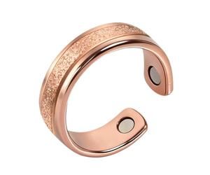 Genérico Magnetic Rings Women, Open Design Jewelry, 0.79x0.24 Inch Band with Magnet, Adjustable Alloy Ring, Minimalism Band with Sleek Style, Magnetic Finger Ring for Home and Work