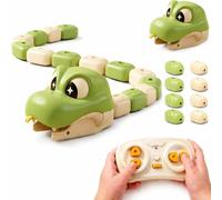 Genérico Magnetic Snake Game Eating Itself, Remote-Controlled Snake Toy with Sound and Light, Includes 8 Magnetic Snake-Shaped Blocks, Interactive Game for The Whole Family (Kids and Adults)