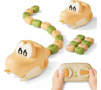 Genérico Magnetic Snake Game Eating Itself, Remote-Controlled Snake Toy with Sound and Light, Includes 8 Magnetic Snake-Shaped Blocks, Interactive Game for The Whole Family (Kids and Adults)